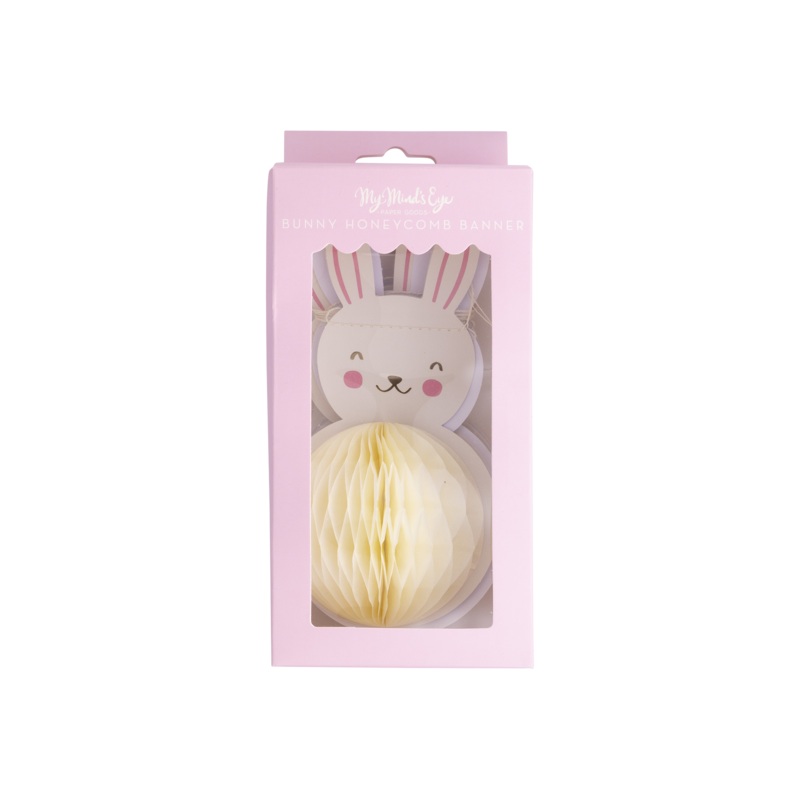Bunny Honeycomb Banner