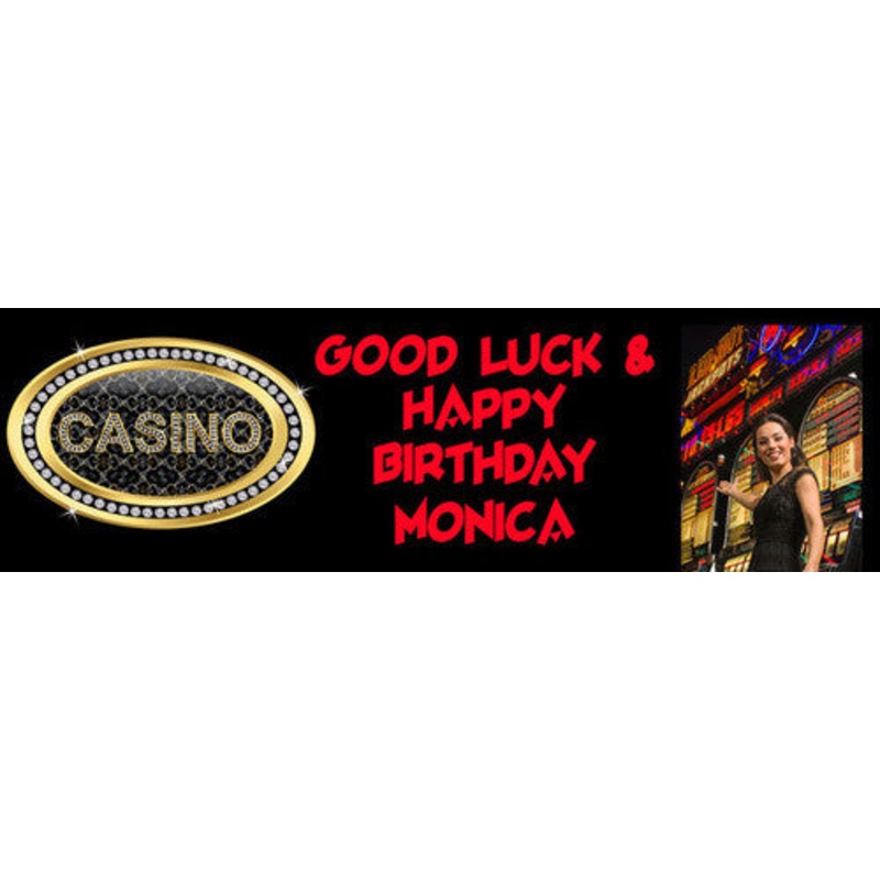 Casino Birthday Banner