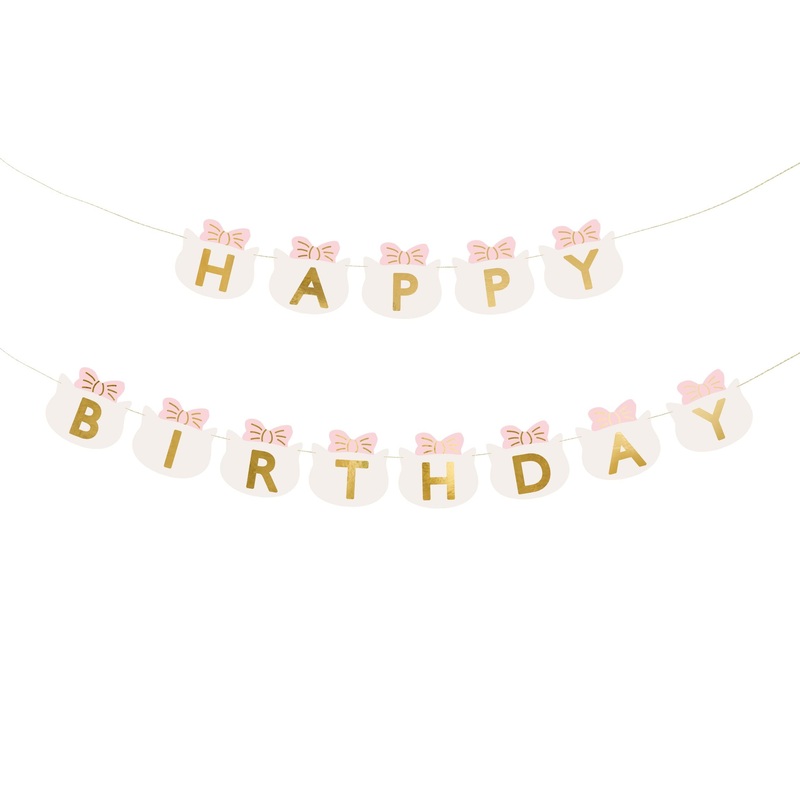 Cats Theme Happy Birthday Banner