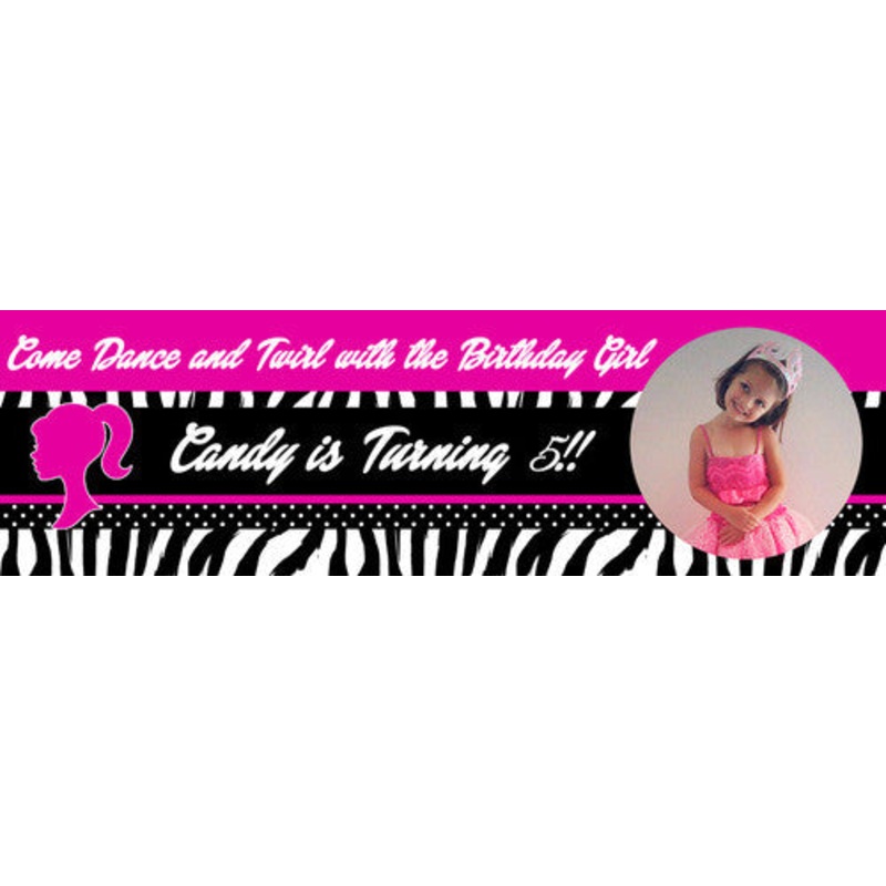 Classic Barbie Birthday Banner