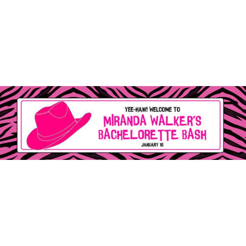 Cowgirl Bachelorette Banner