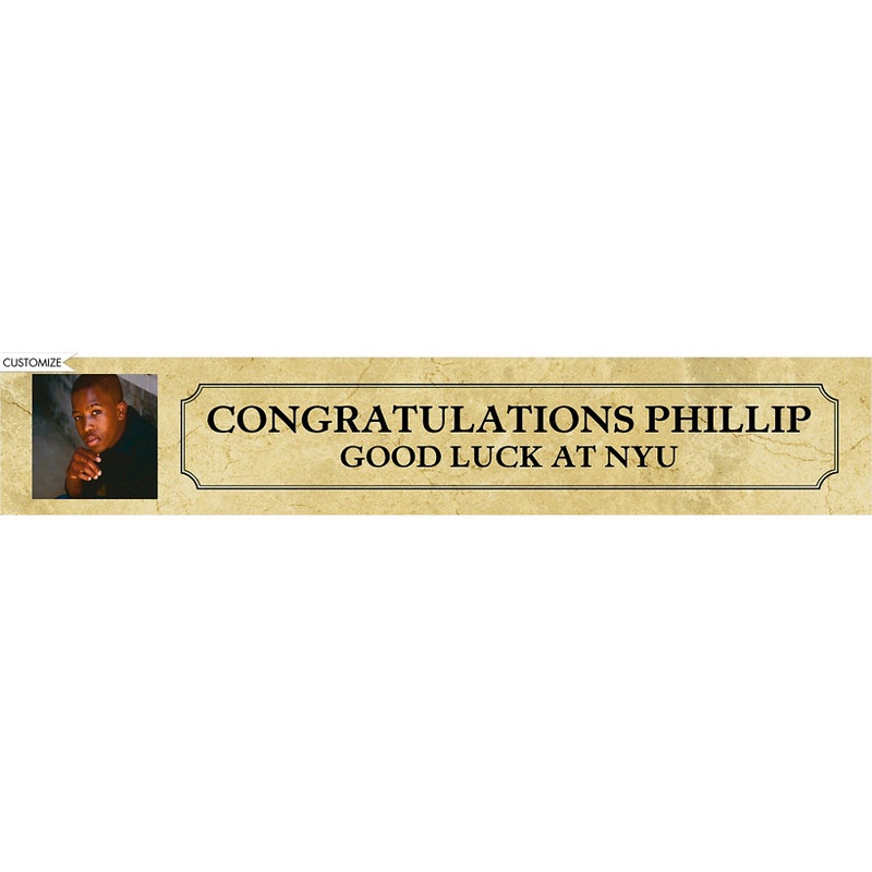 Custom Congratulations Banner