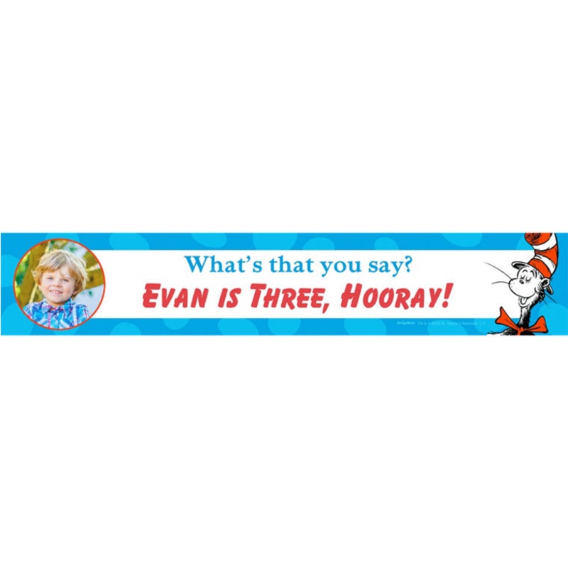 Custom Dr. Seuss Photo Banner