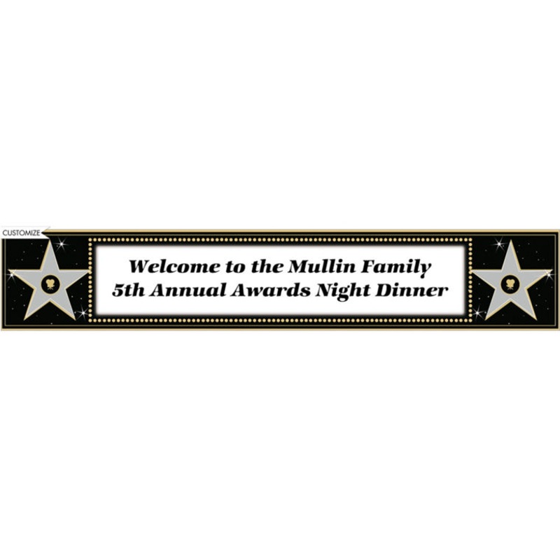Custom Hollywood Banner