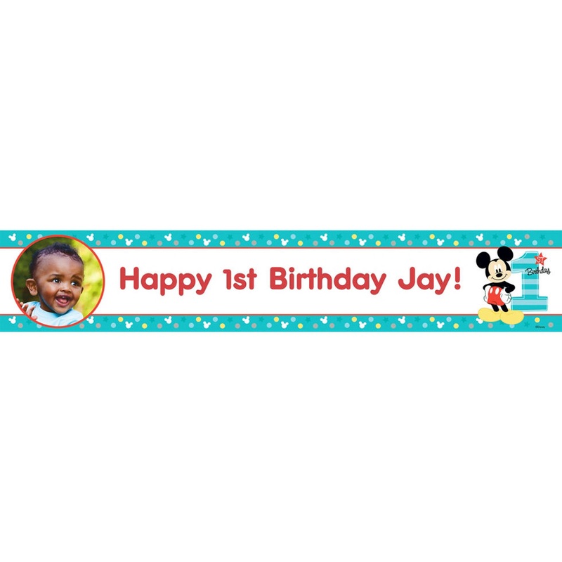 Custom Mickey Banner