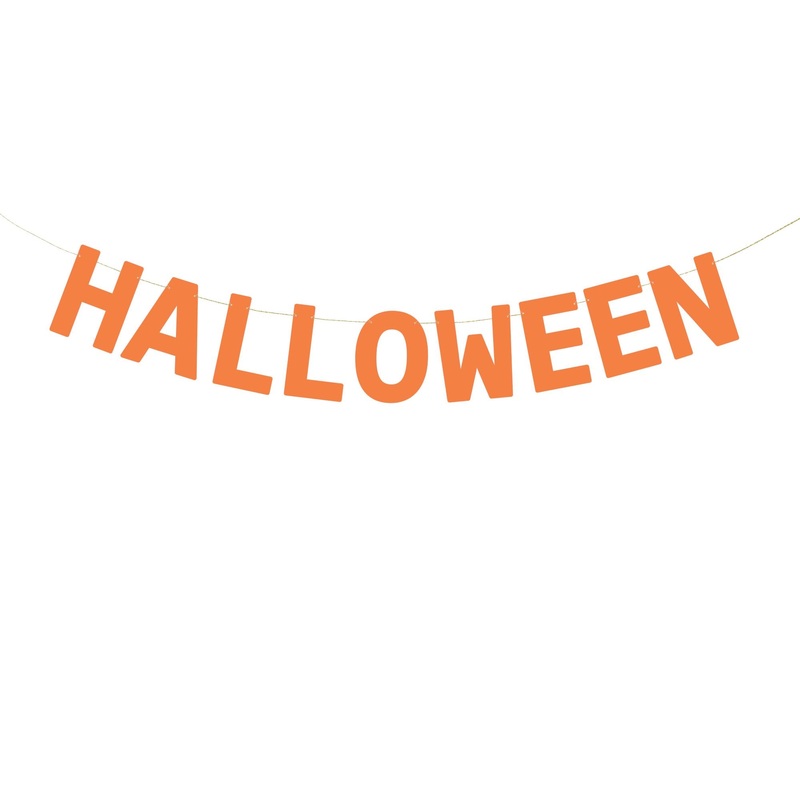 Halloween Banner Orange