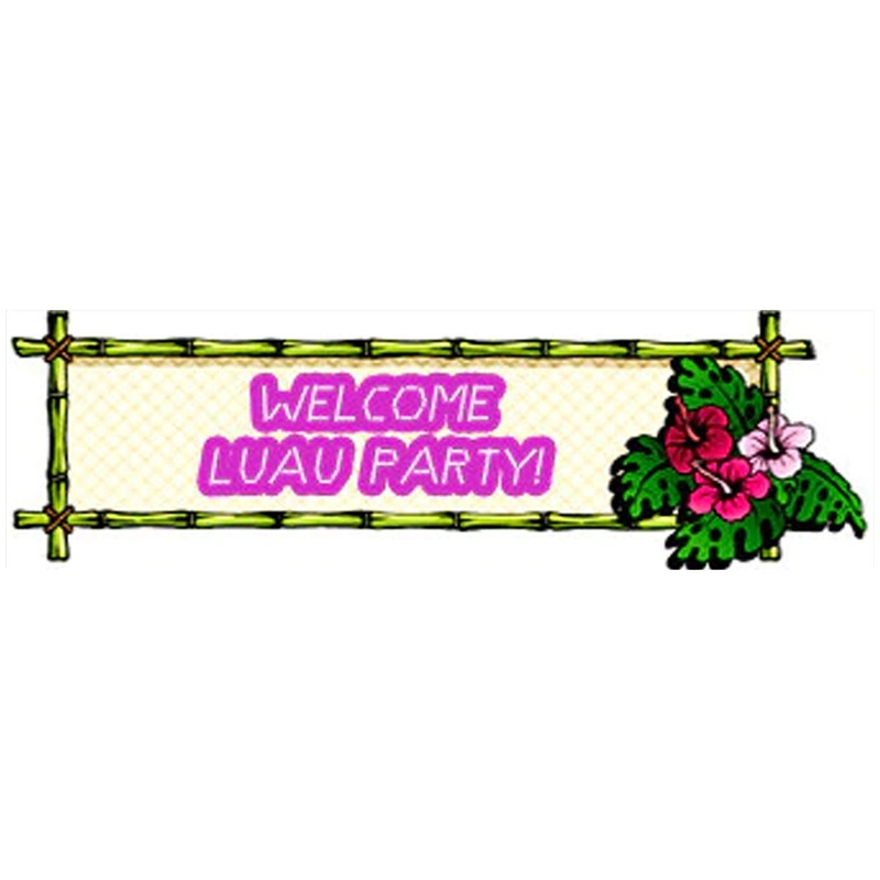 Hawaiian Flower Banner