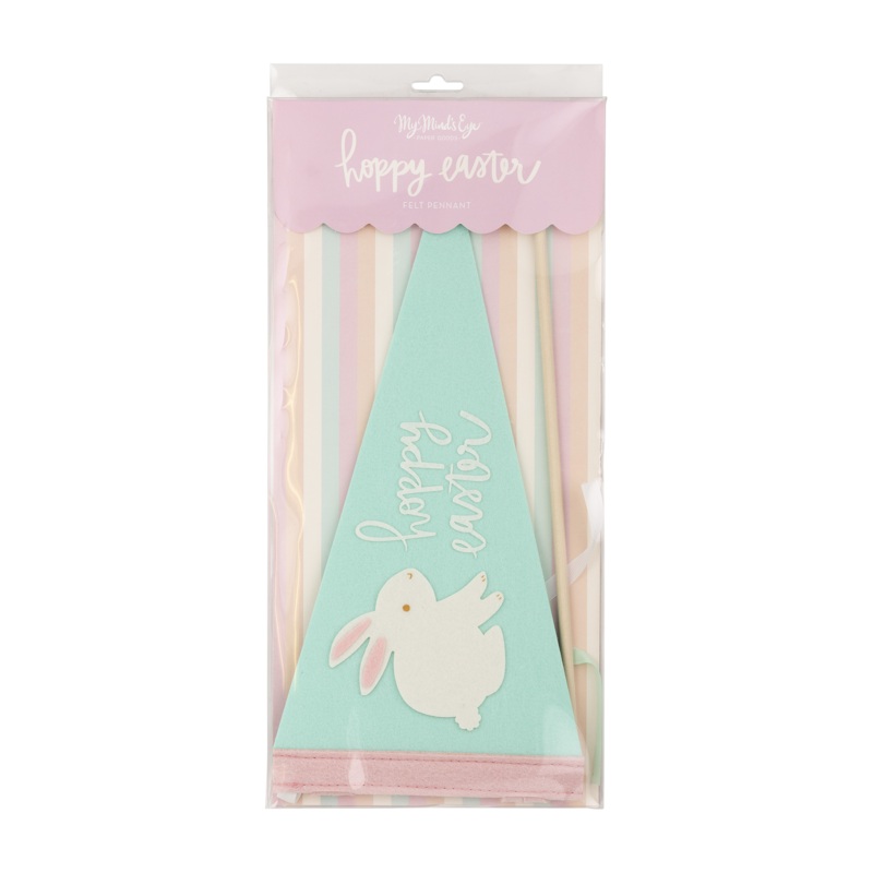 Hoppy Easter Felt Pennant Banner