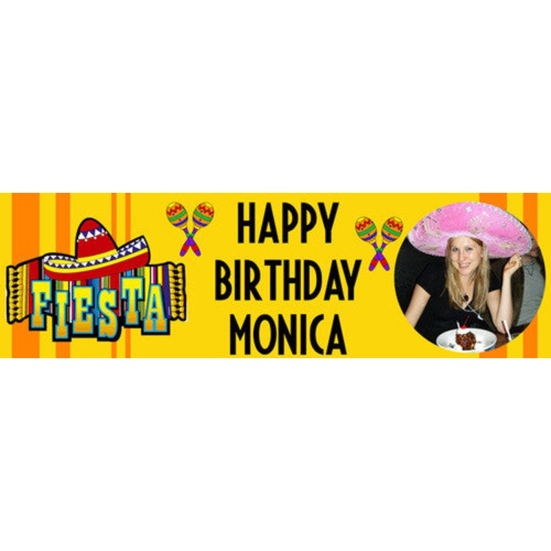 Mexican Hat Birthday Banner
