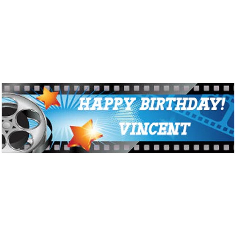 Movie Birthday Banner