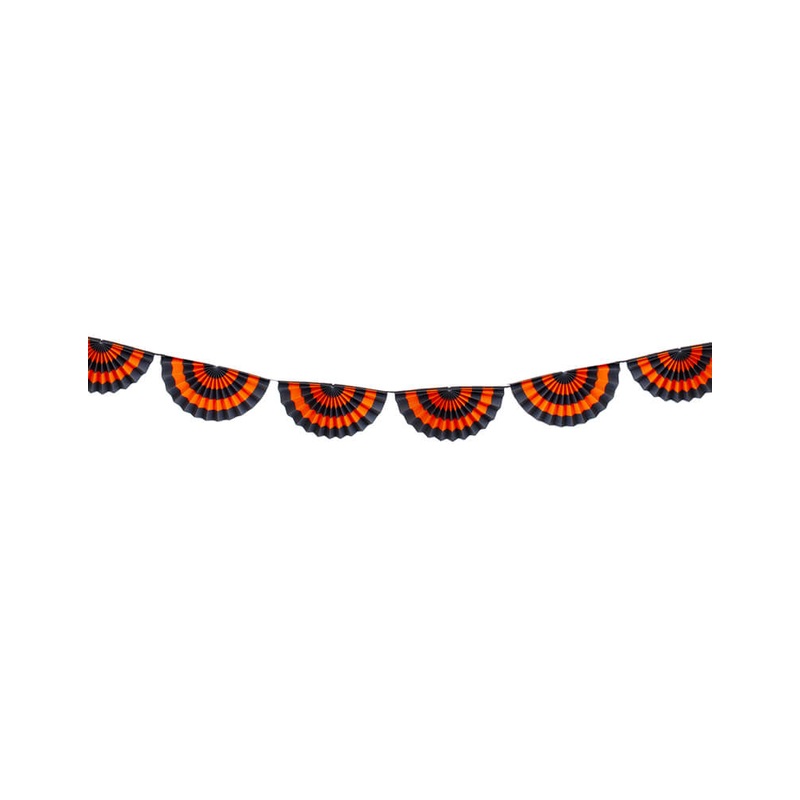 Orange & Black Bunting Banner