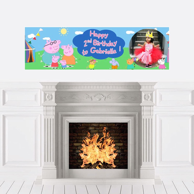 Peppa Pig Birthday Party Banner