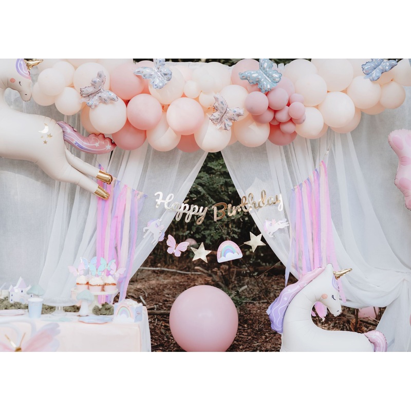 Unicorns Happy Birthday Banner