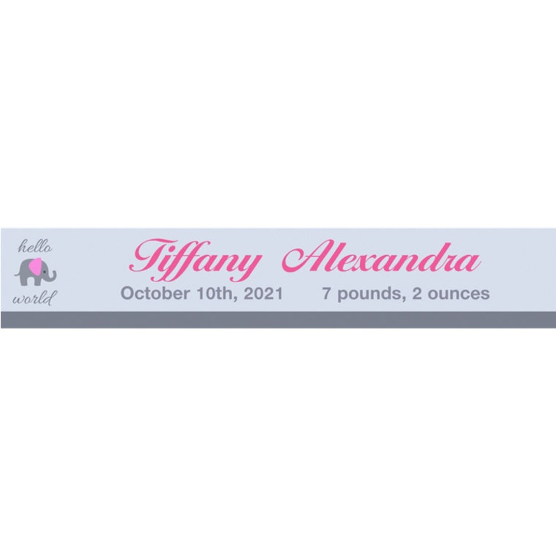 Custom Hello World Girl Banner