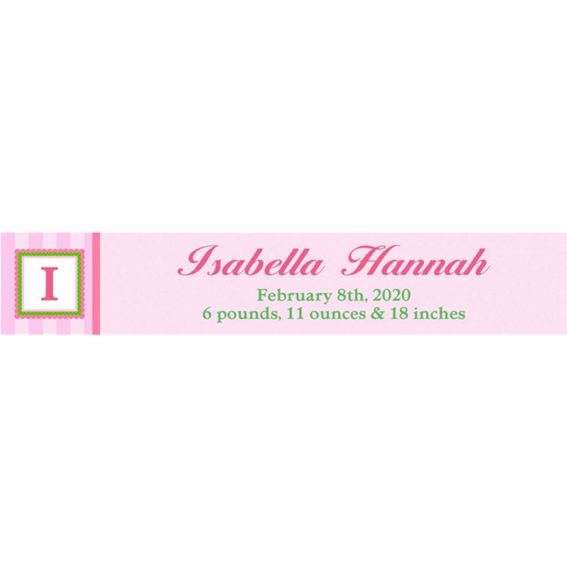 Custom Jumbo Initial Girl Banner