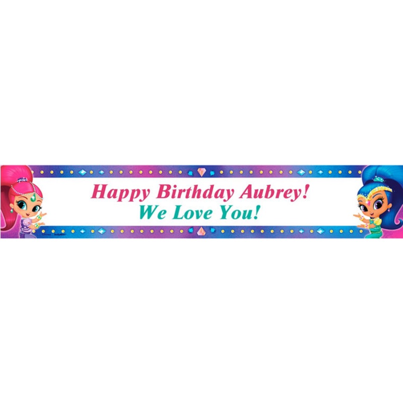 Custom Shimmer and Shine Banner