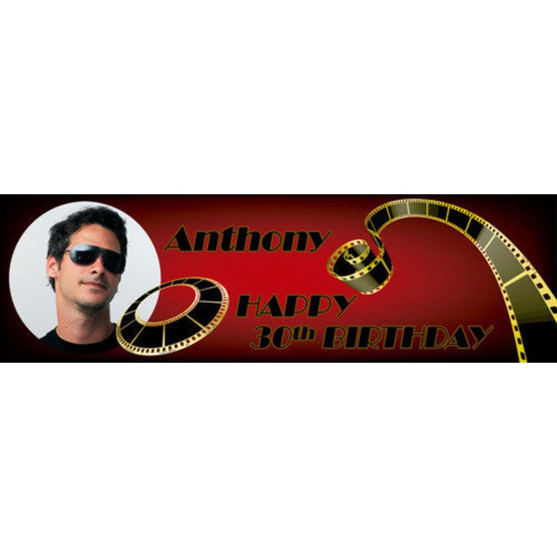 Filmstrip Birthday Banner
