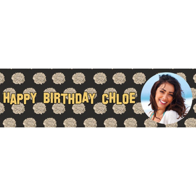 Flower Birthday Banner