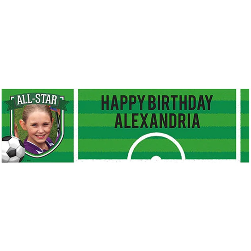 Football Birthday Banner