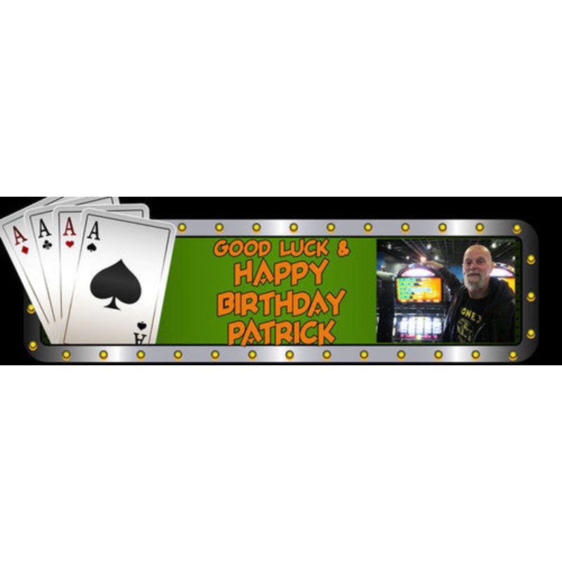 Four Aces Birthday Banner