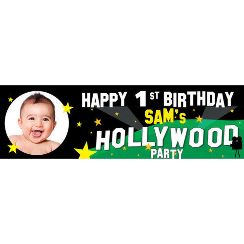 Hollywood Hill Party Banner