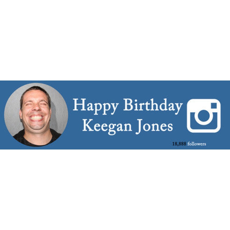 Instagram Birthday Banner