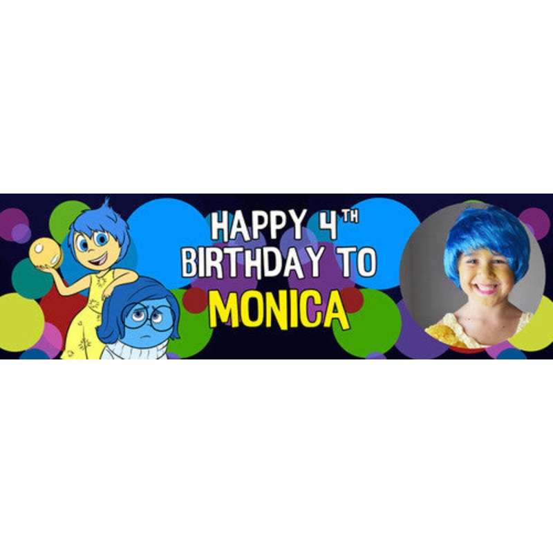Joy & Sadness Birthday Banner