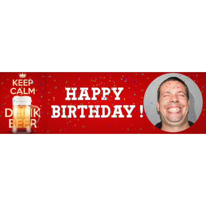Keep Calm and Drink Beer Banner