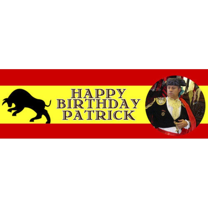 Matador Birthday Banner