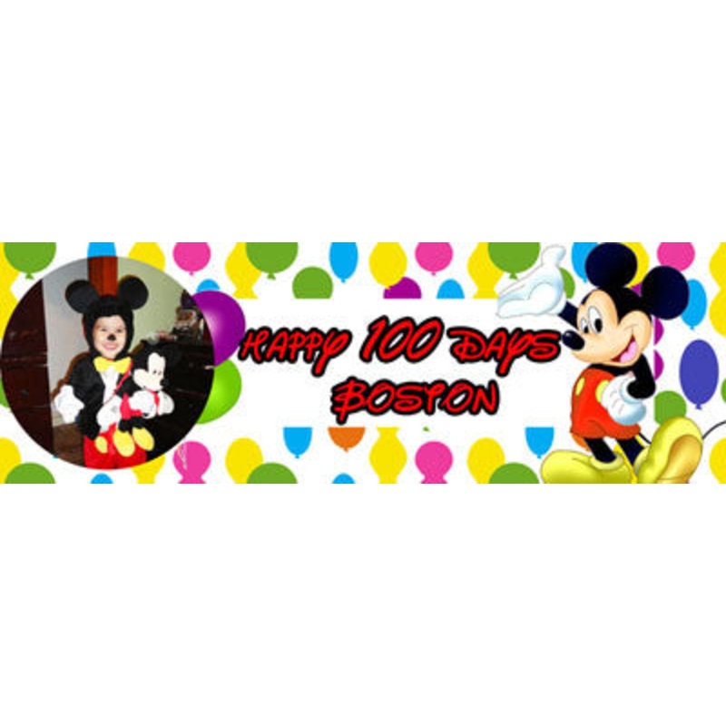 Mickey Birthday Banner