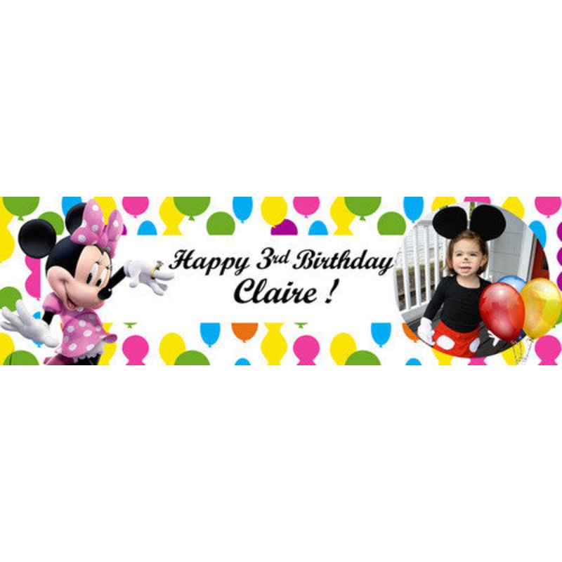 Minnie Birthday Banner