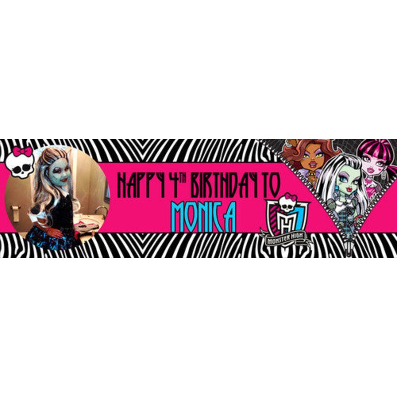 Monster High Birthday Banner