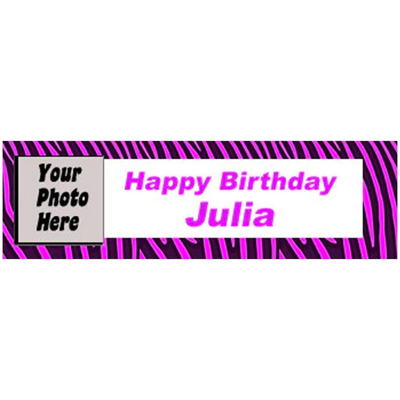 Pink Tiger Pattern Banner