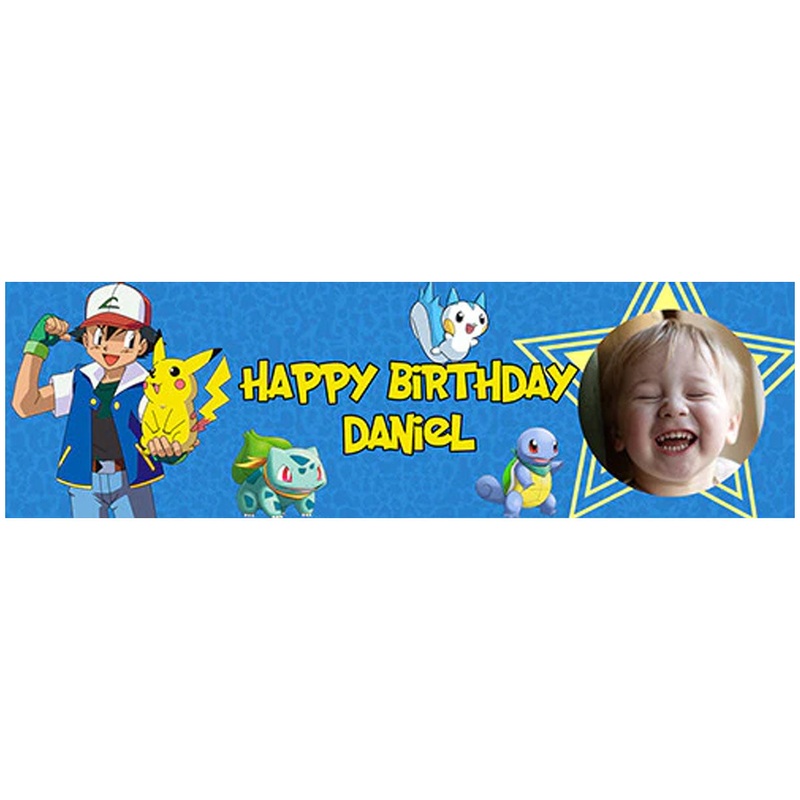 Pokemon Birthday Banner