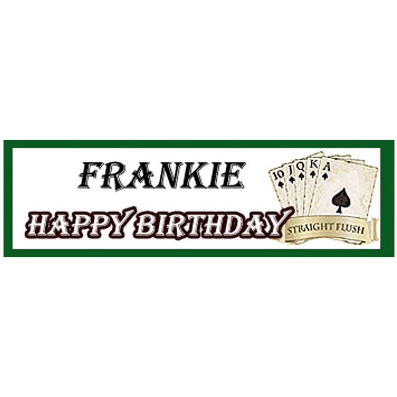 Royal Flush Cards Banner