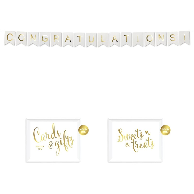 Shiny Gold Foil Bunting