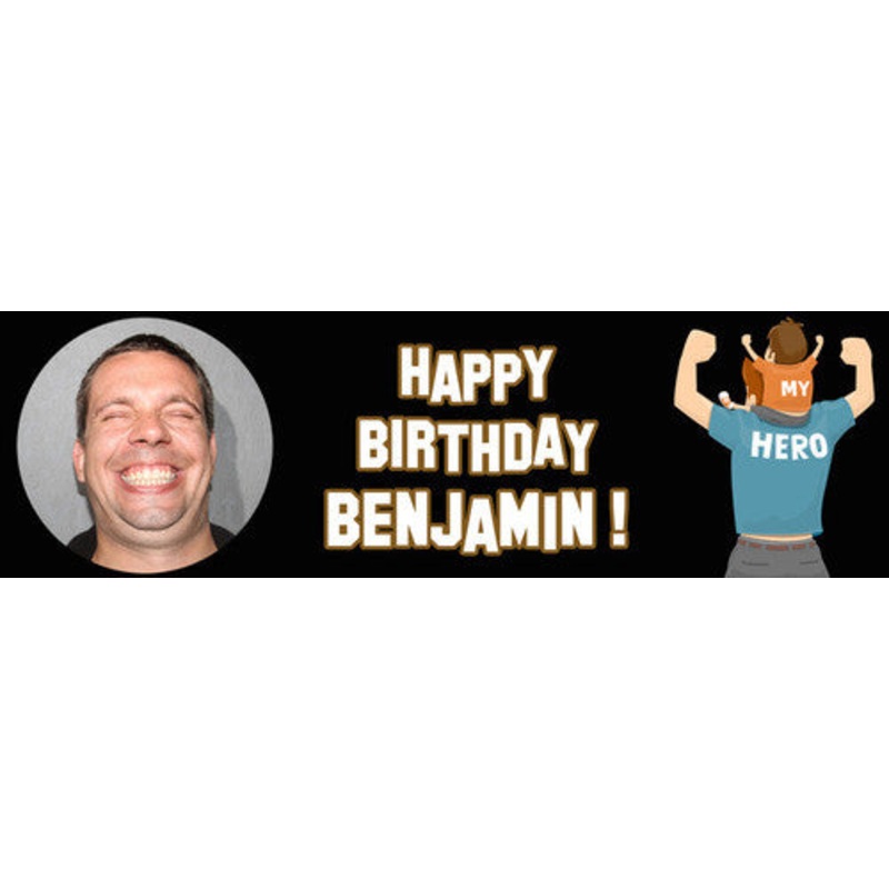 Youre My Hero Birthday Banner
