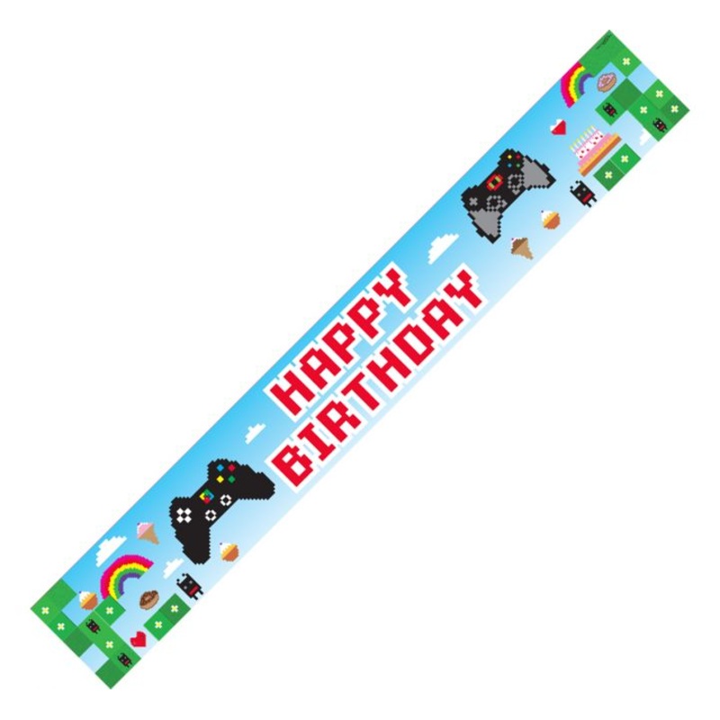 9FT BLOX GAME BIRTHDAY BANNER