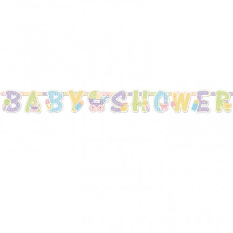 Baby Shower Letter Banner 2.1m