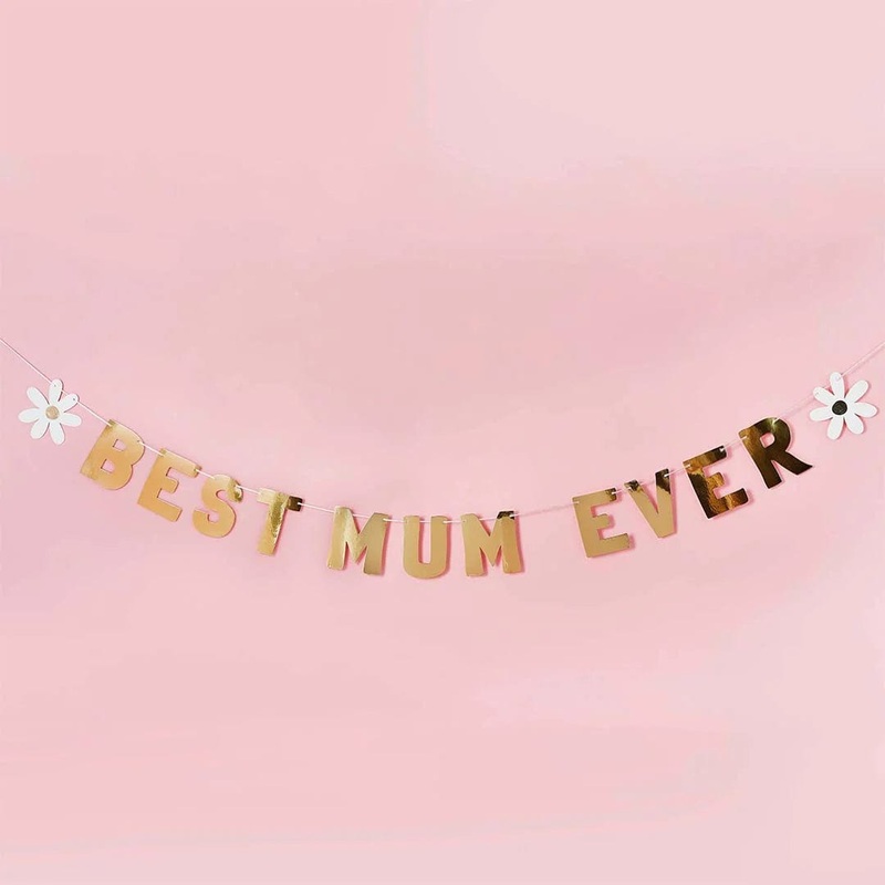 Best Mum Ever Daisy Banner