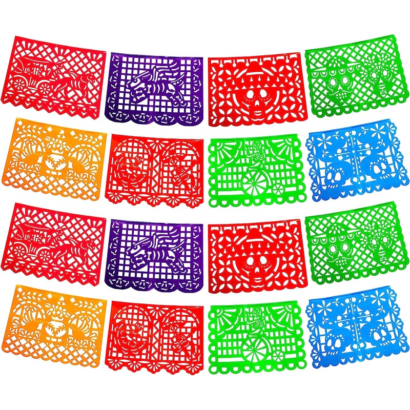 Day of the Dead Banner, 16 Pcs