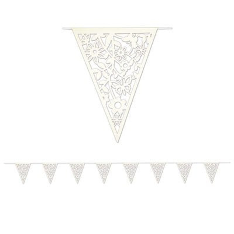 Floral Pennant Banner