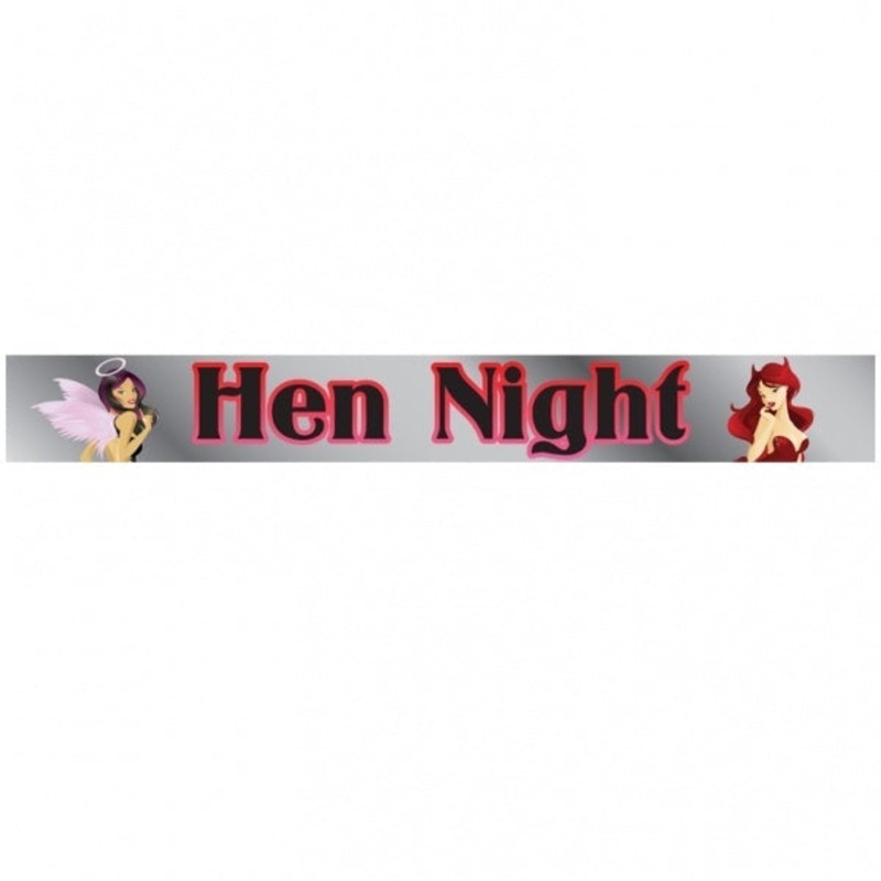 Foil Banner Hen Night 12Ft