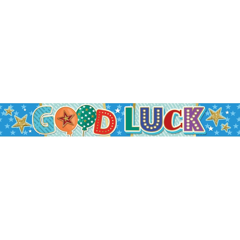 Good Luck Stars Banner