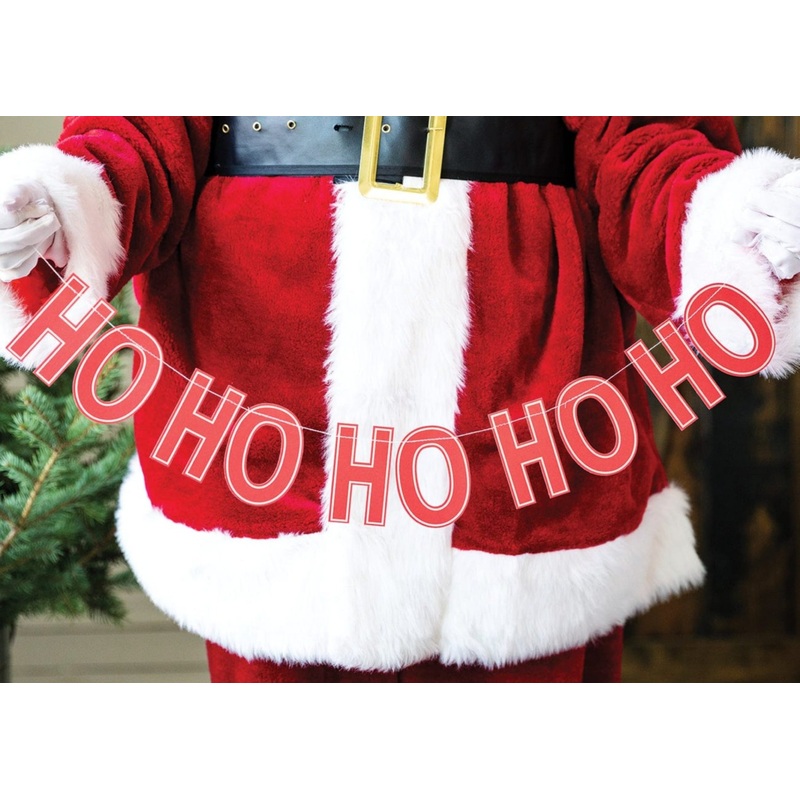 Ho Ho Ho Christmas Bunting