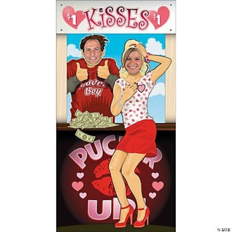 Kissing Booth Photo Door Banner
