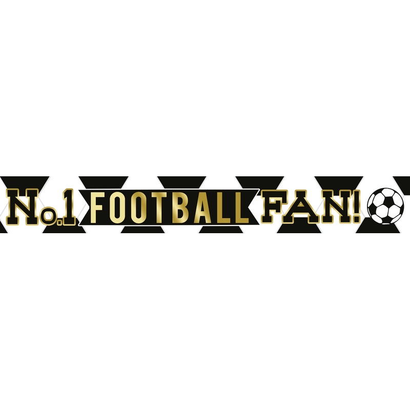No 1 Football Fan Foil Banner