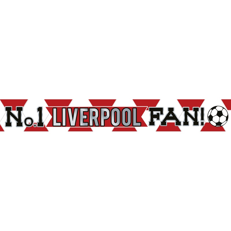 No 1 Liverpool Fan Foil Banner