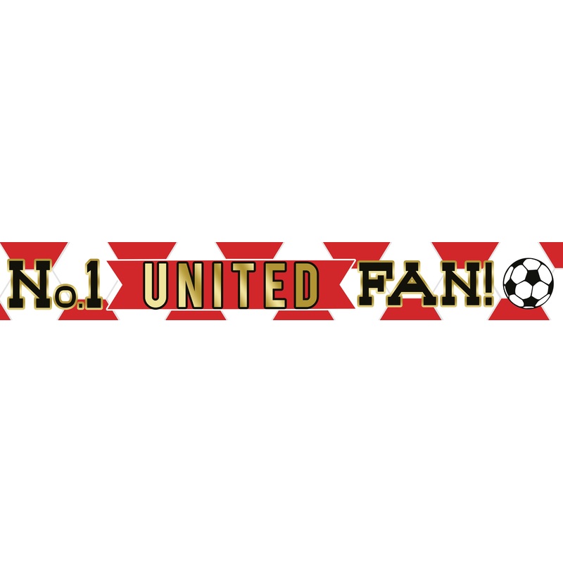 No 1 United Fan Foil Banner