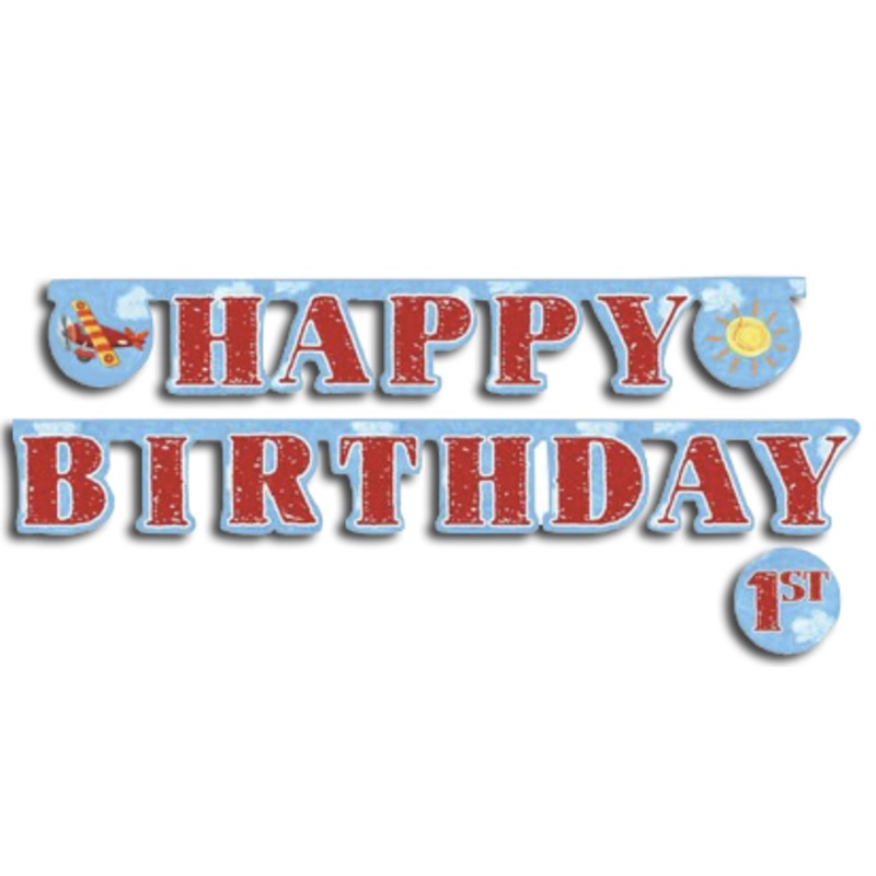 On The Go Birthday Banner